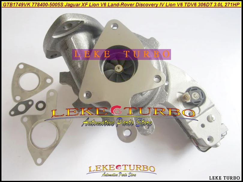 

Турбо GTB1749VK 778400 778400-5005S 778400-5004S 778400-0004 LR013202 для Jaguar XF Lion V6 для Land-Rover Discovery 3.0L
