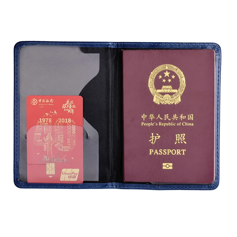 Travel Pu Leather Israel Passport Cover Left Open Case Wallet Men Womens Israeli Credit Card Holder Protector Case