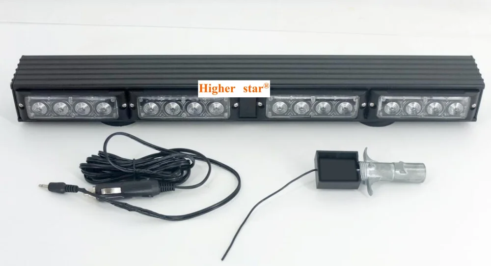 Higher star rechargeable 48W Led Car/truck Trailer warning light,emergency tail light with plug,waterproof