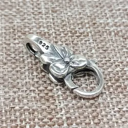 925 Sterling Silver Bowknot Bow Knot Lobster Claw Clasp for Bracelet Necklace
