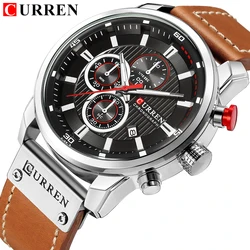 CURREN Wrist Watch Men Top Brand Luxury Famous Male Clock Quartz Watch Wristwatch Quartz-watch Relogio Masculino