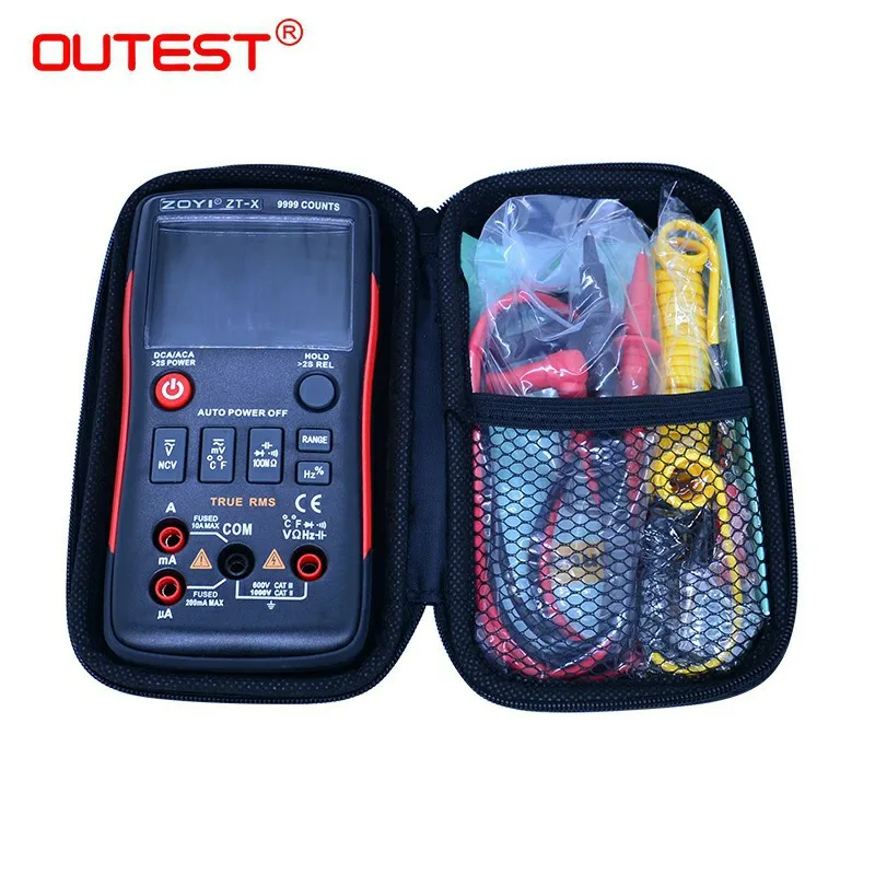 OUTEST Tool Bag For Digital Multimeter Toolkit Black Multi-Purpose Tool Bag Pouch Bag For Multimeter Case 152*85*45*mm