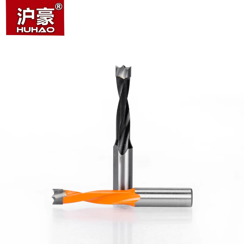 HUHAO 1pc Upgrade Dia. 4mm-15mm Woodworking Drill Bits 70mm Overlength Router Bit for Wood Carbide Crown Row Drill Head