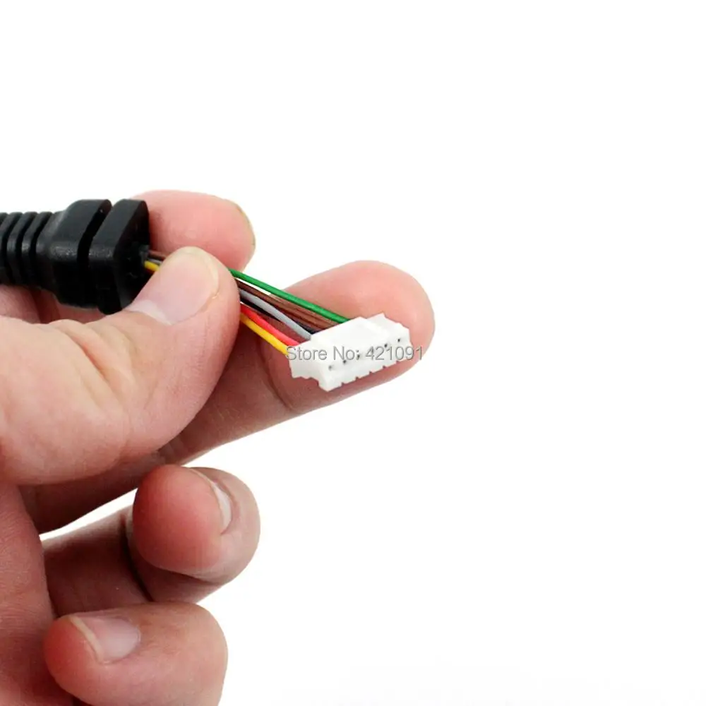 MH-48A6J 6 Pin Hand Microphone Cable for Yaesu FT-7800 FT-8800 FT-8800r FT-8900 FT-8900r FT-7900r Car Radio MIC Cord