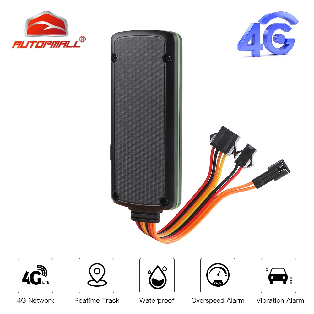 

4G GPS Tracker Car TK319-L LTE 9-72V Waterproof Collision Alarm GPS Car Tracker Cut Engine Built-in Battery ACC Geo-fence Alert