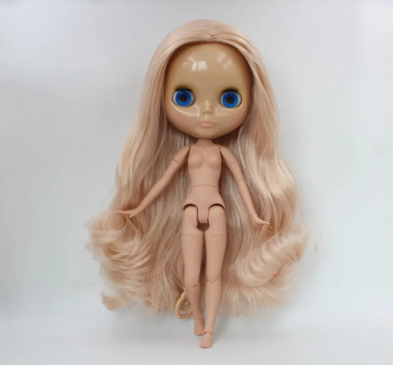 

Free Shipping big discount RBL-580J DIY Nude Blyth doll birthday gift for girl 4color big eye doll with beautiful Hair cute toy