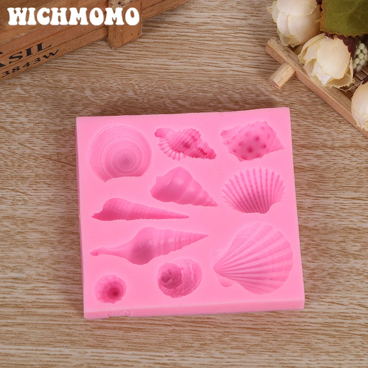 New 1PCS Conch Shell Charms Pendant Craft DIY UV Resin Liquid Silicone Molds for Earring Necklace Decorations Making Jewelry