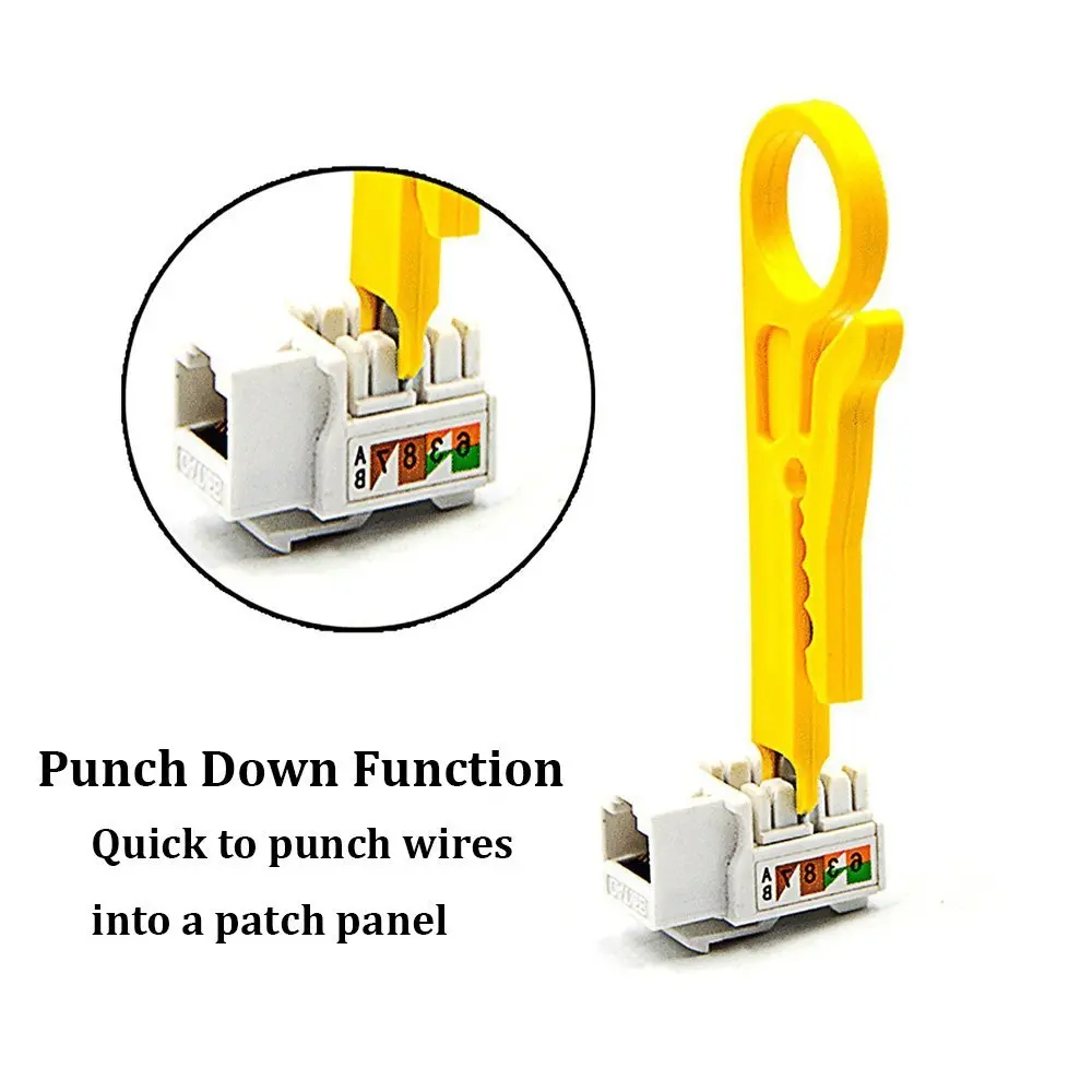 2pcs/lots Cable Cutter Automatic Sale Cable Simple Mini Plier Practical Punch Down Network UTP Cable Cutter Stripper Hand Tools