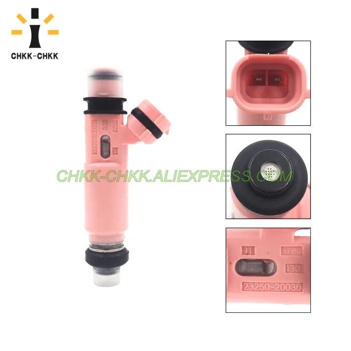 CHKK-CHKK 1/6x 23250-20030 23209-20030 Fuel Injector for Lexus EU RX300/330/350 2003 3.0L 1MZ RX400H 3.3L 3MZ 2005~2008