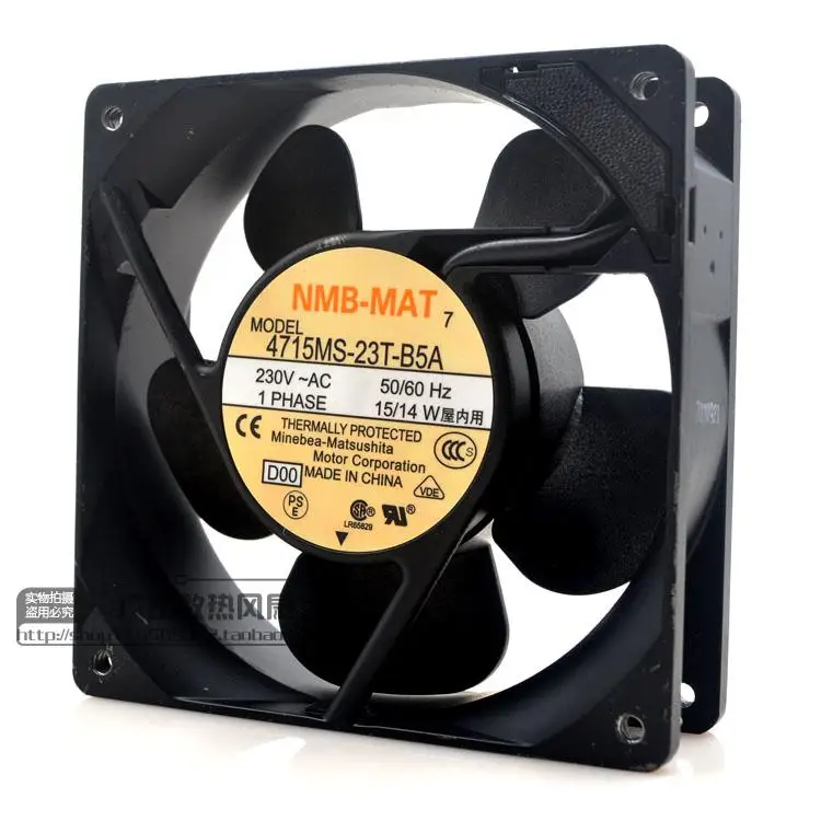 

1pcs Free Shipping Original NMB-MAT 4715MS-23T-B5A AC 230V 12038 12cm 120mm industrial metal axial Cooling Fans