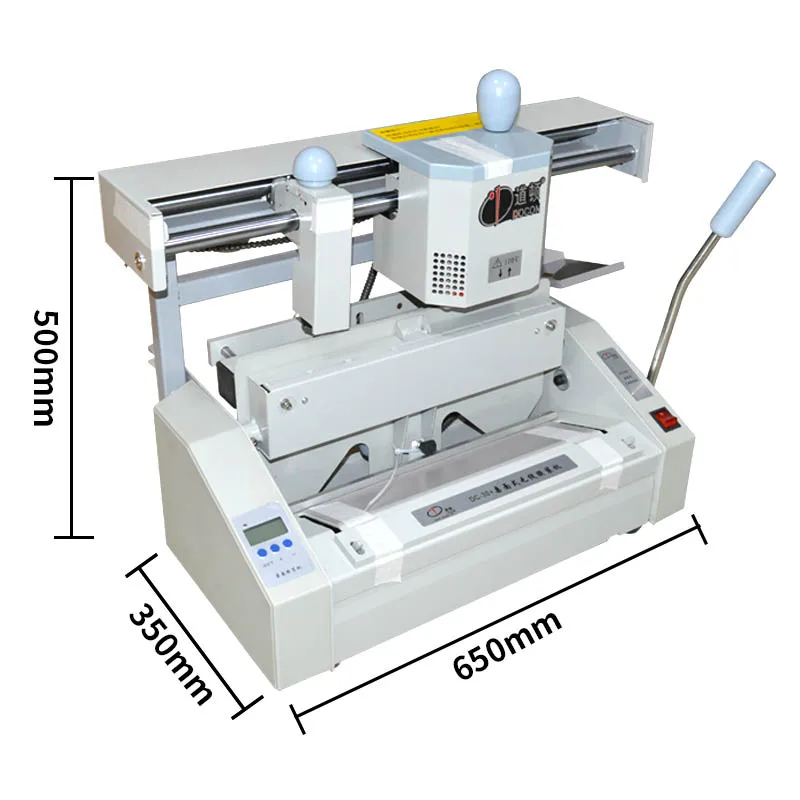 

hot melt glue binding machine DC-30+ Desktop comb glue book binder machine booklet maker 110V/220V