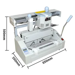 hot melt glue binding machine DC-30+ Desktop comb glue book binder machine booklet maker 110V/220V