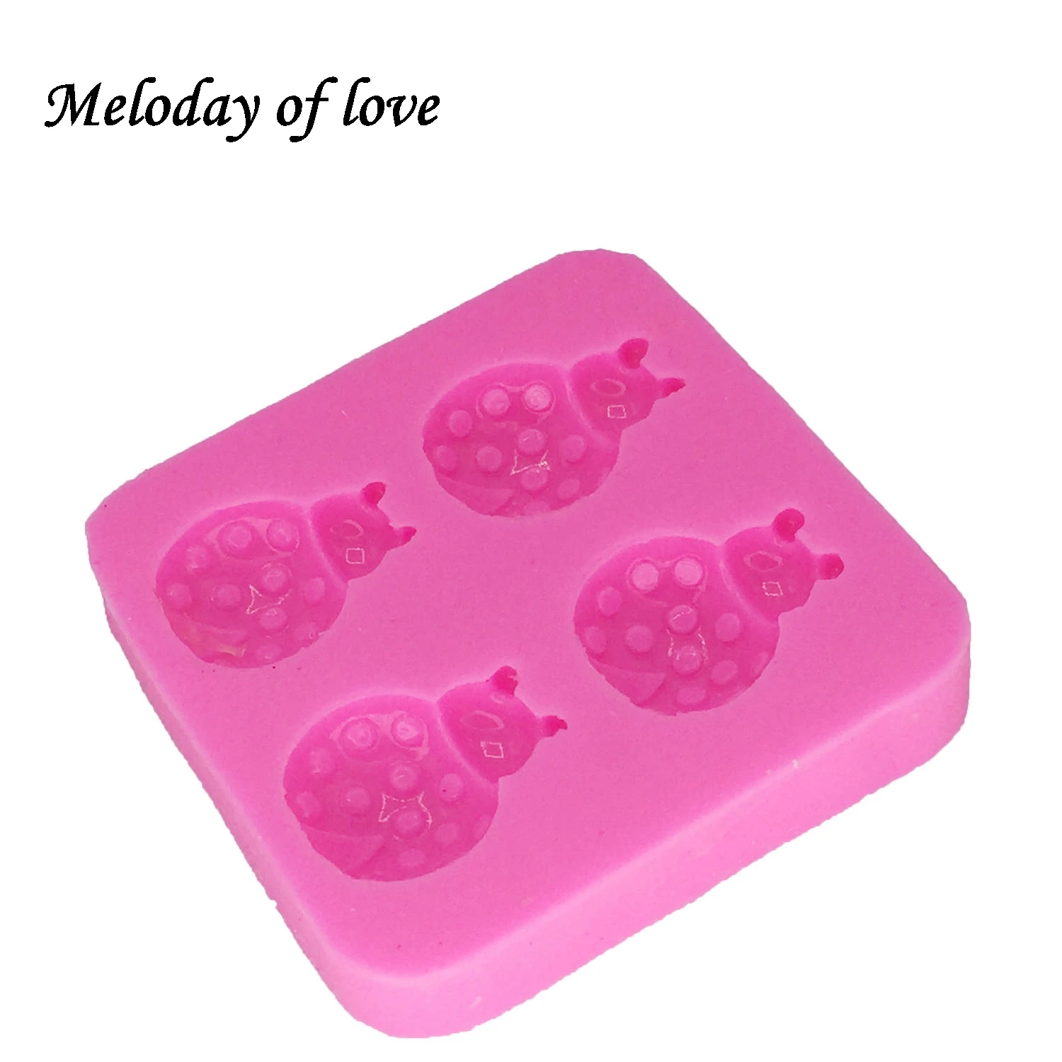 DIY Ladybug Cupcake Silicone Cake Mold 3D Fondant Cake Decorating Tools Cake Baking Tools DY0022