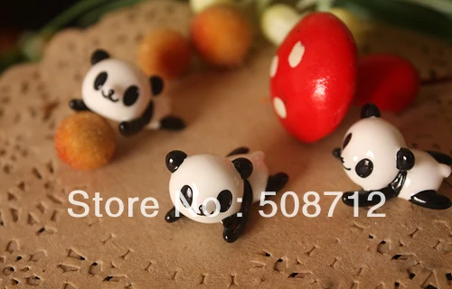 

Free shippin!!! 30pcs/lot 22*13mm lovely panda pendant Stuffing/ filler For Glass Cover Vials Pendant