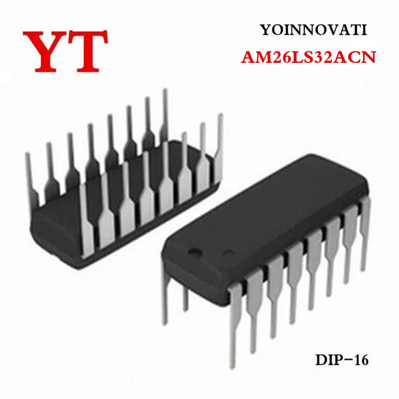  10pcs/Lot AM26LS32ACN  AM26LS32AN AM26LS32A AM26LS32 IC QUAD DIFF LINE RCVR 16-DIP