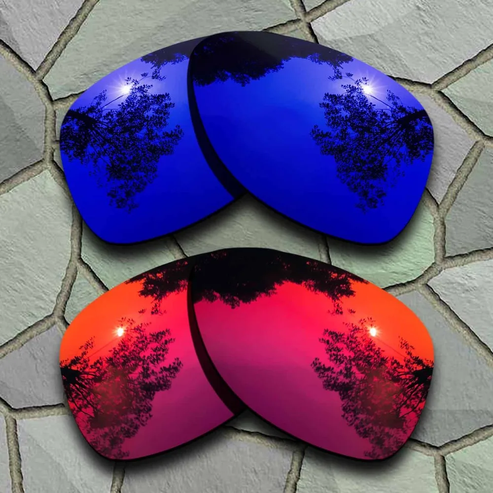 

Violet Blue&Violet Red Sunglasses Polarized Replacement Lenses for Oakley Dispatch 2