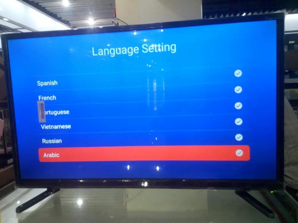 Best monitor display HD 24 28 32 inch android smart led television T2 global version TV