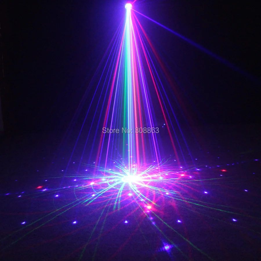 ESHINY Outdoor Waterproof RGB Laser 72 Big Pattern Projector Holiday House Party Xmas Tree DJ Wall Garden Landscape Light N8T101