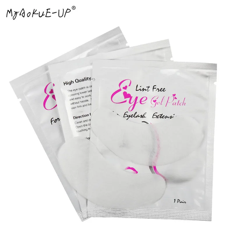 200pairs Eyelashes Patches Under Gel Eye Pads For Eyelash Extension Grafted Eye Lash Makeup Tools