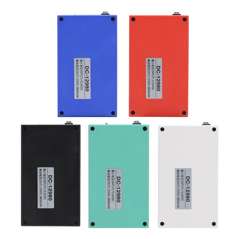 

MasterFire Super DC 12V 9800mAh Rechargeable Portable Li-ion Battery Lithium-ion Batteries Pack With Case DC-12980 5 colors