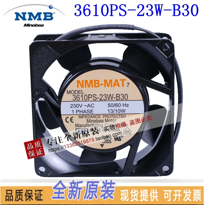 

NEW NMB-MAT NMB 3610PS-23W-B30 9225 AC220V ball bearing silence cooling fan