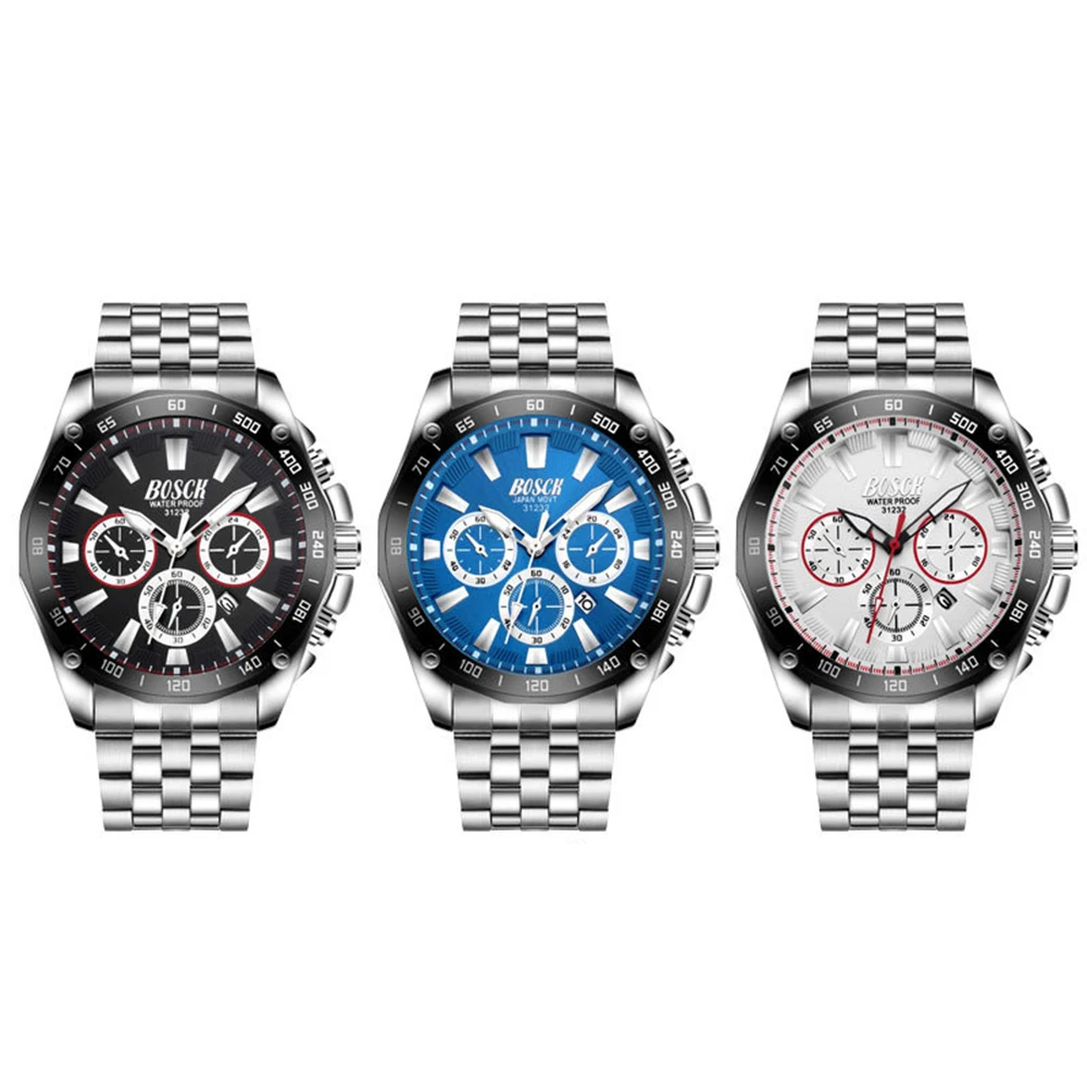 

Fashion Luxury Men Quartz Sports Watch Timepieces Chronograph Military Watches Clock