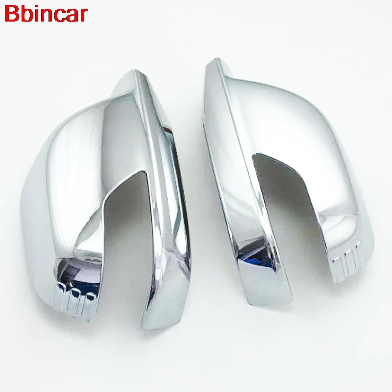 Bbincar Side Door Rear View Mirror Cap Cover Trim ABS Chrome 2pcs For Honda Crosstour 2010-2016