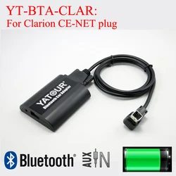 Yatour Bluetooth car radio MP3 player with phone call hands free kit for Clarion CE-NET radios