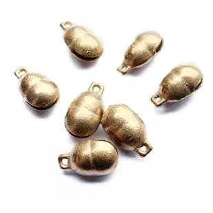 50PCS Brass Bells Beans Bell Groundnuts Windbells 2# 31*19mm NBB411  