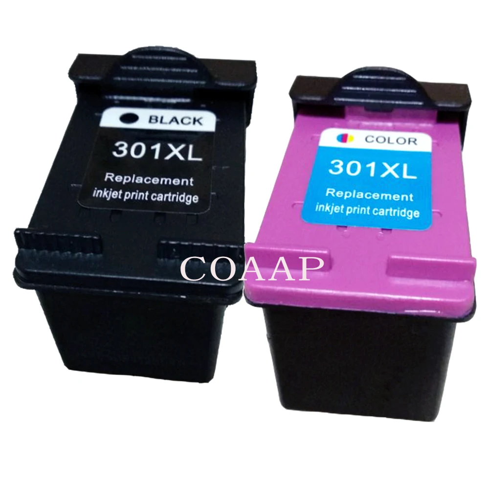 

2X Compatible HP 301XL CH563EE CH564EE Refilled ink cartridge for HP Deskjet 2540 / 1010 / 1510 / 2542 / 2510 / 3000 Printer