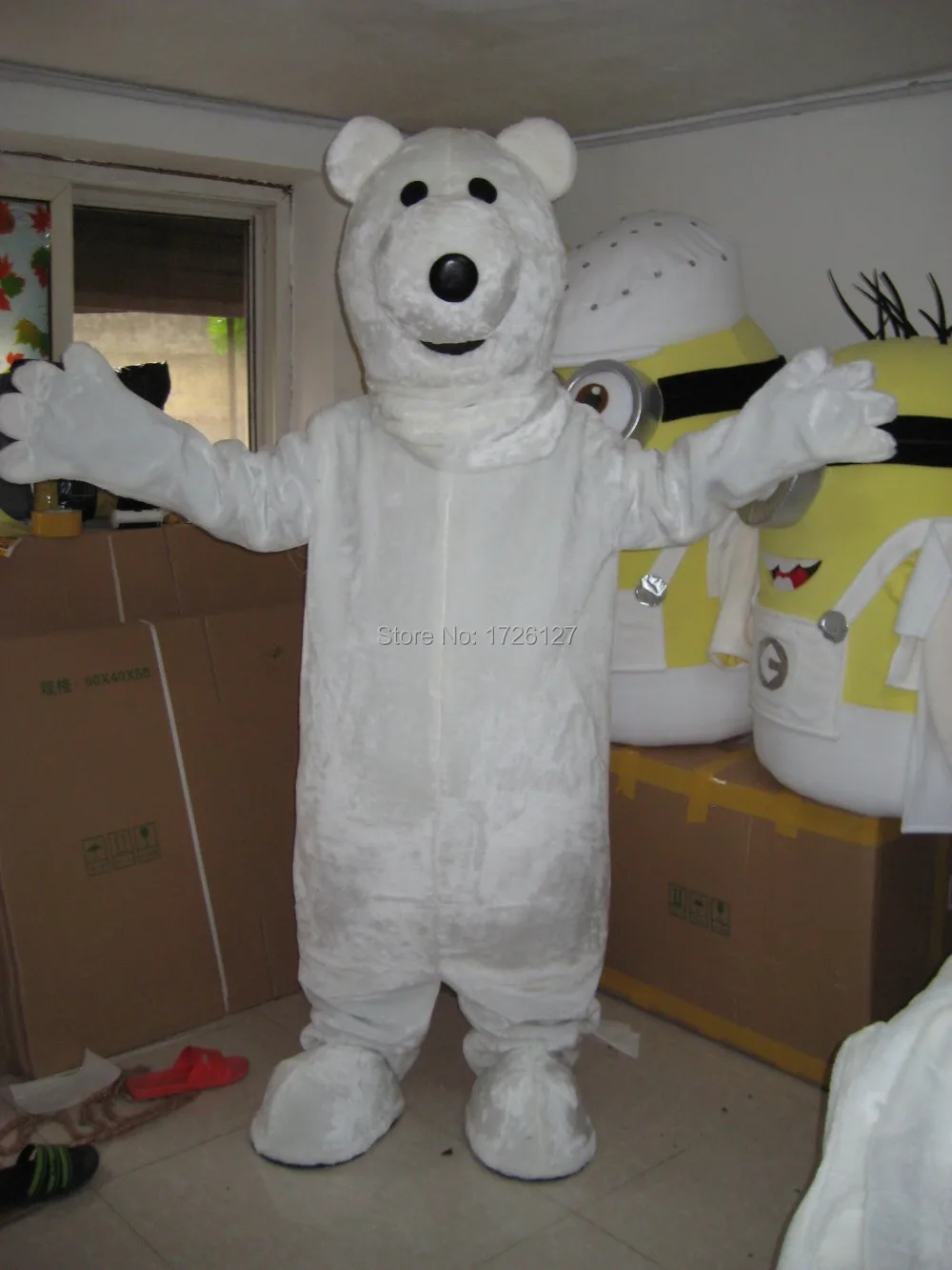 mascot polar bear white bear mascot costume custom fancy costume anime cosplay character mascotte fancy dress carnival costume