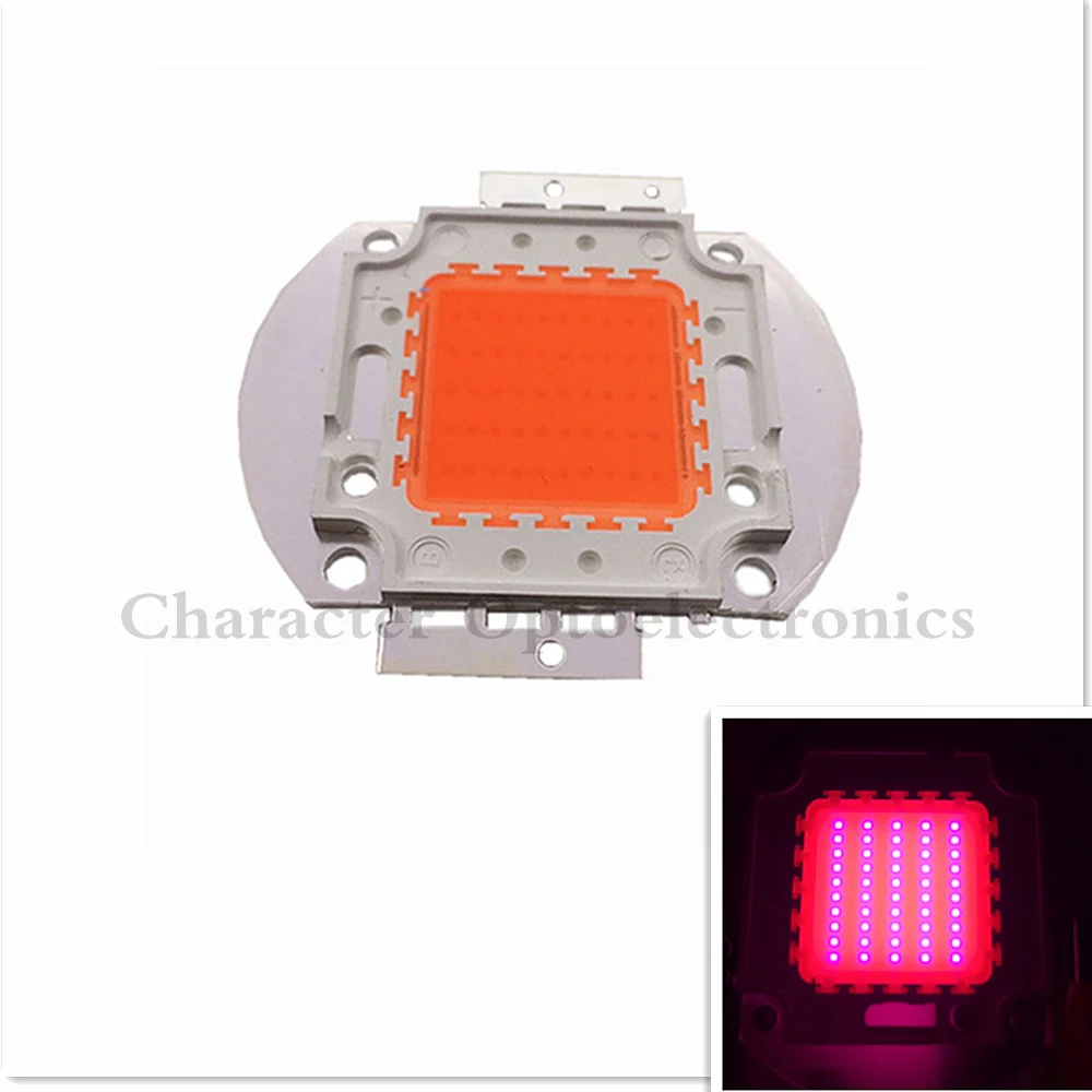 1PCS/LOT  High Power 50W full spectrum 380~840nm SMD 48w LED grow Chip EPISLEDS Light Lamp for Led grow light