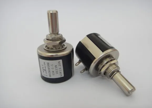 

Потенциометр Microfire, 534-1-1, 1K, 2K, 5K, 10K, 20K, 50K, 6 мм