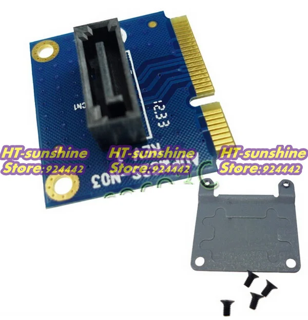 2015 جديد 2 قطعة/الوحدة mSATA SSD إلى SATA محول PCB القرص الصلب محول بطاقة مع المسمار