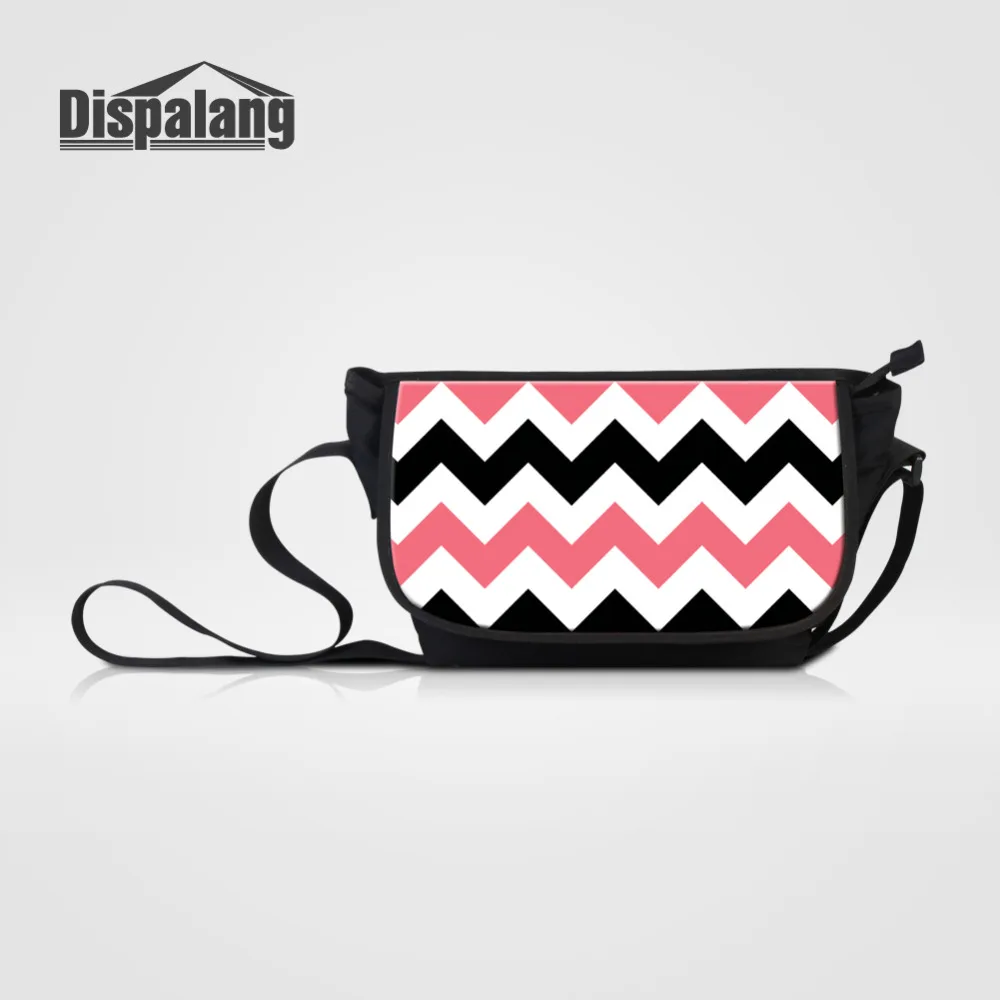 

Dispalang Large Capacity Men Womens Messenger Bags Striped Print Casual Students School Shoulder Bags Children Crossbody Bag