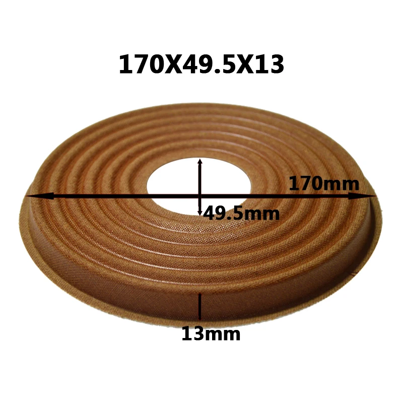 2pcs 167x49.5/168x49.5/170x49.5/170x51.5mm Elastic Wave Loudspeaker Subwoofer Woofer Bass Speaker Repair Spider Damper