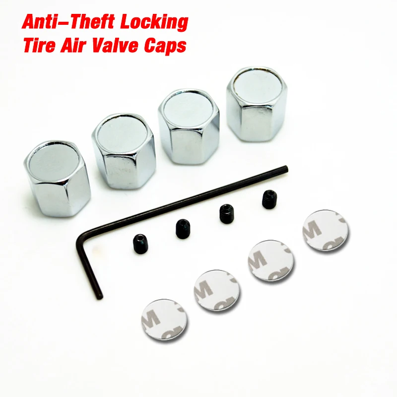 

MOTOBOTS 100Set New Caps Anti-Theft Locking Tire air valve caps For Mixed LOGO #FD-3699