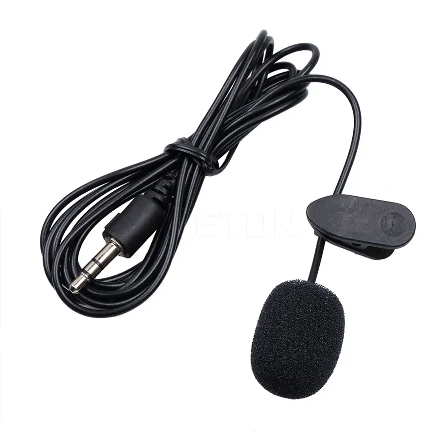 Kebidu Mini 3.5mm Hands Free Clip On Mini Mic Microphone For PC Notebook Laptop top quality