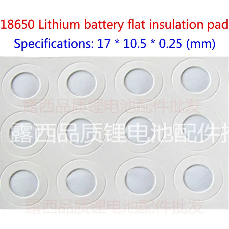 100 قطعة 18650 كتل من 18650 الفولاذ المقاوم للصدأ شقة بطارية ليثيوم الكاثود من بطارية ليثيوم الكاثود شقة غطاء البطارية الملحقات