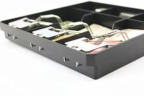 돈 카운터 케이스 금전 등록기 상자 새로운 분류 스토어 출납원 동전 서랍 상자 금전 서랍 트레이 (3 칸)