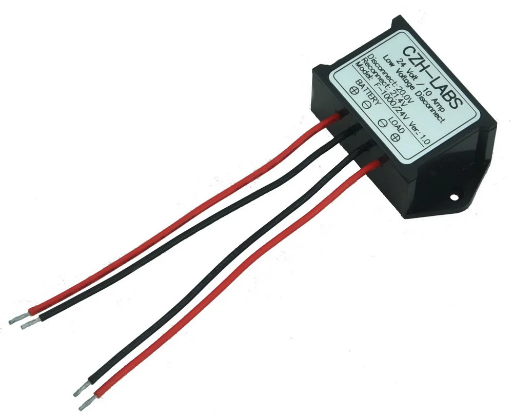 Low Voltage Disconnect Module LVD, 24V 10A, Protect/Prolong Battery Life.