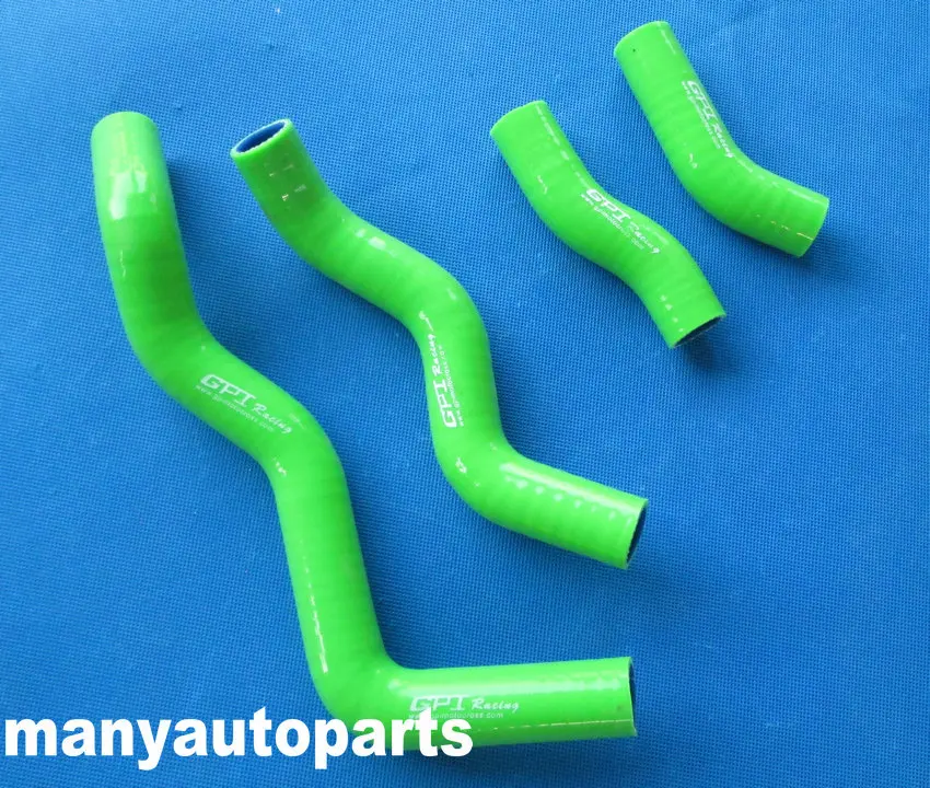 silicone radiator coolant hose kit FOR Kawasaki KLX250 KLX 250 93-10 94 95 96 97 GREEN