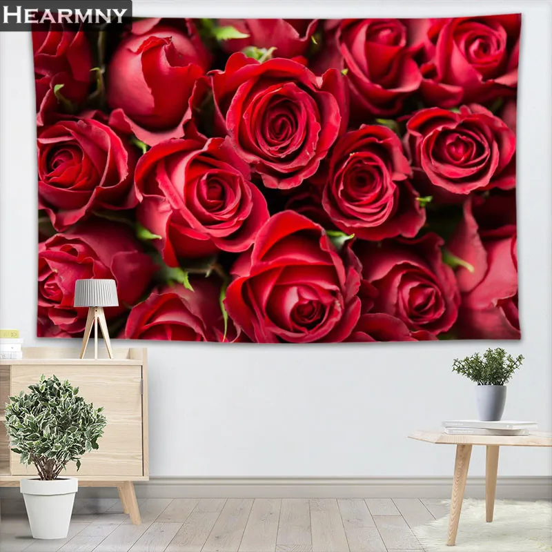 Custom Rose Wall Tapestry Home Decorations Wall Hanging Forest Tapestries For Bedroom 130x150CM,140x250CM