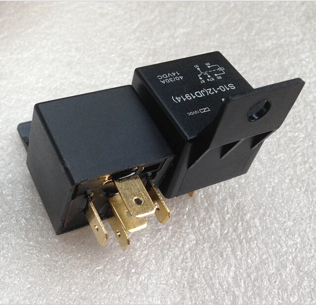 Automobile relay With plastic chair DC 24V 40A 5 pin JD2914 Air conditioning horn relay Automotive Lighting Controller