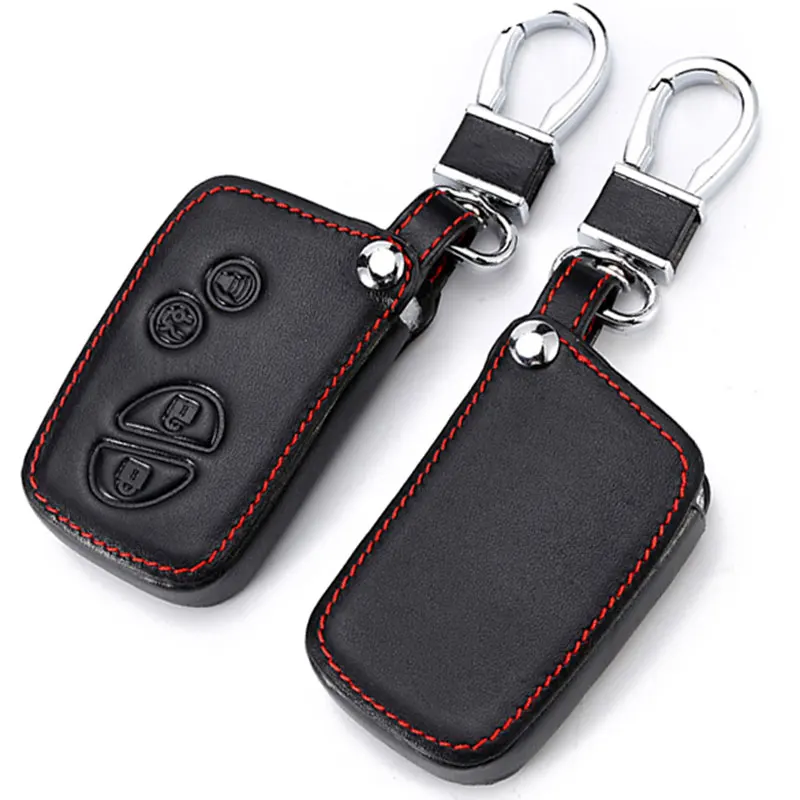 Leather car Key Cover For Lexus CT200H GX400 GX460 IS250 IS300C RX270 ES240 ES350 LS460 GS300 450h 460h Case Car Accessories