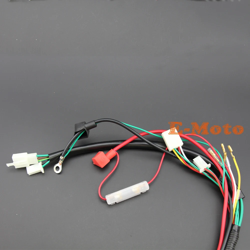 WIRE LOOM WIRING HARNESS WIRELOOM 50cc 70cc 110cc 125cc ATV QUAD BIKE BUGGY GO KART