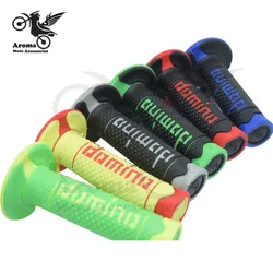 colorful universal 22MM motorbike handle bar grip parts racing moto handle grips rubber for honda suzuki yamaha KTM Parts motoc