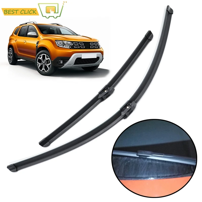 Misima Front Windshield Windscreen Wiper Rubber Blades For Renault Dacia Duster MK 2 For Nissan Terrano 2017 2018 2019 24\