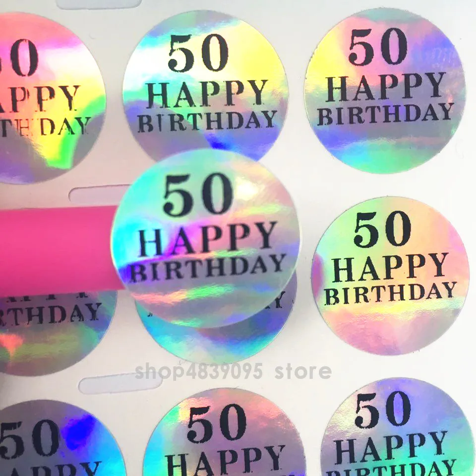 100pcs 20mm Customize Personalised Clear Transparent Birthday Wedding Invitation Envelope Seals Gift Sticker Logo Sticker