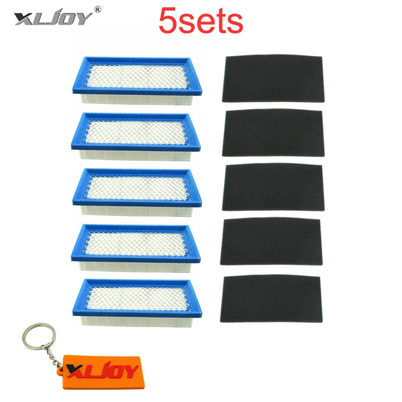 5x Air Filter Set For Honda 17211-883-W20 G150 G200 GX200 Briggs & Stratton 93400 115400 133400 Generac 3.5/ 5 HP IC 5.5 HP